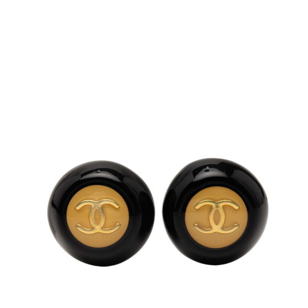 Chanel Cc Logo Clip-On Earrings Gold- #215771C54B